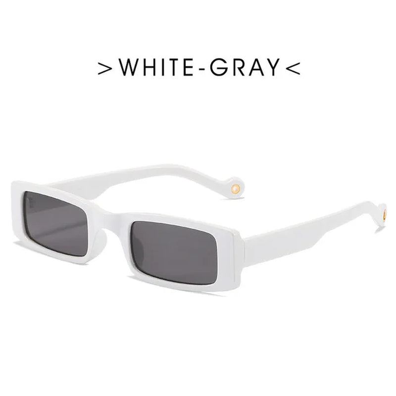 Trendy Small Rectangle Sunglasses Women 2021 Y2K Steampunk 90S Sun Glasses UV400 Gothic Holiday Beach Cat Eye Hippie Eyewear