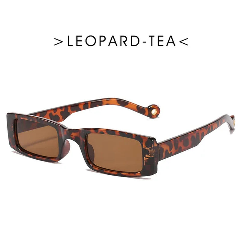 Trendy Small Rectangle Sunglasses Women 2021 Y2K Steampunk 90S Sun Glasses UV400 Gothic Holiday Beach Cat Eye Hippie Eyewear